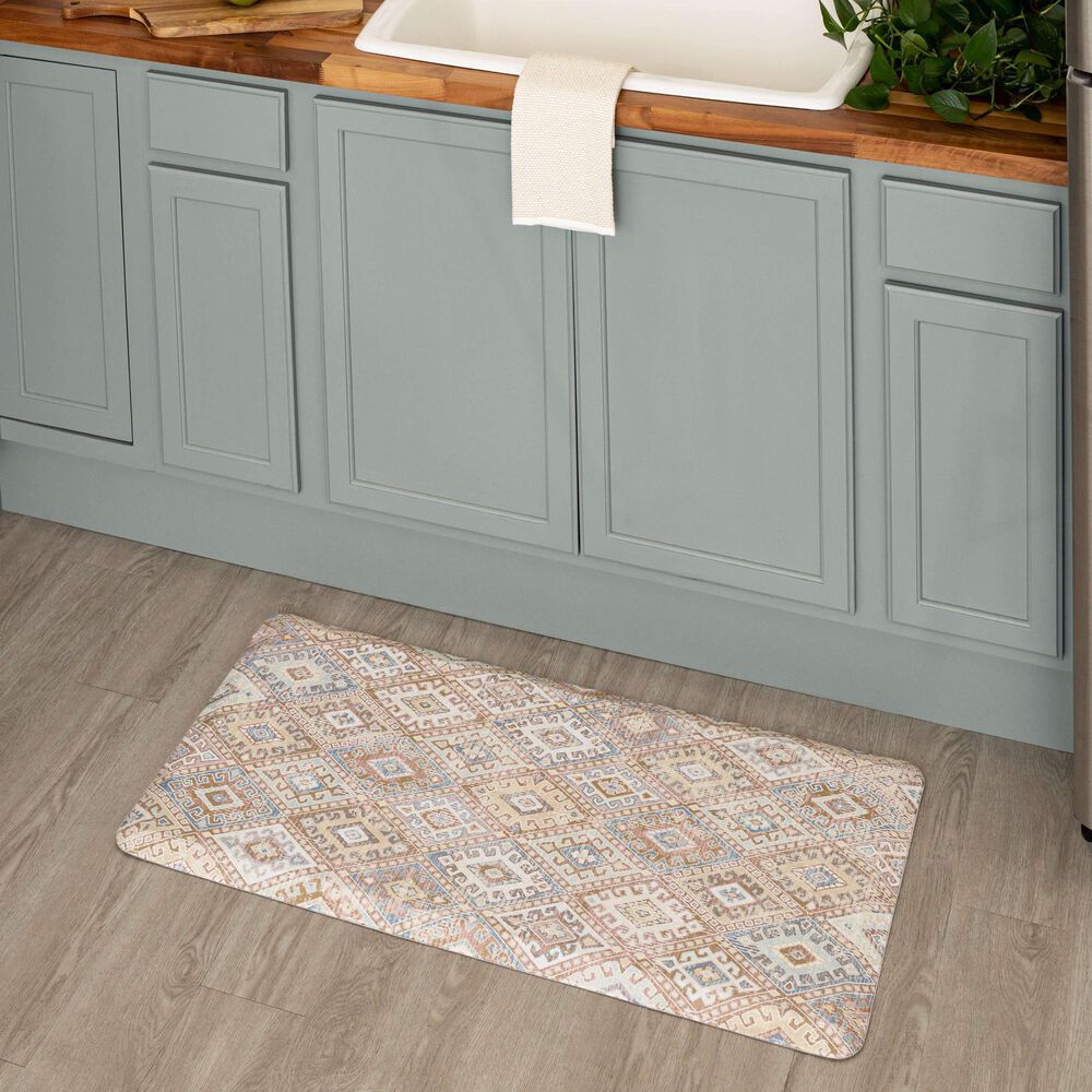 Mohawk Dri-Pro Nomadic Sunset 1&#39;6&quot; x 2&#39;6&quot; Multicolor Door Mat, , large