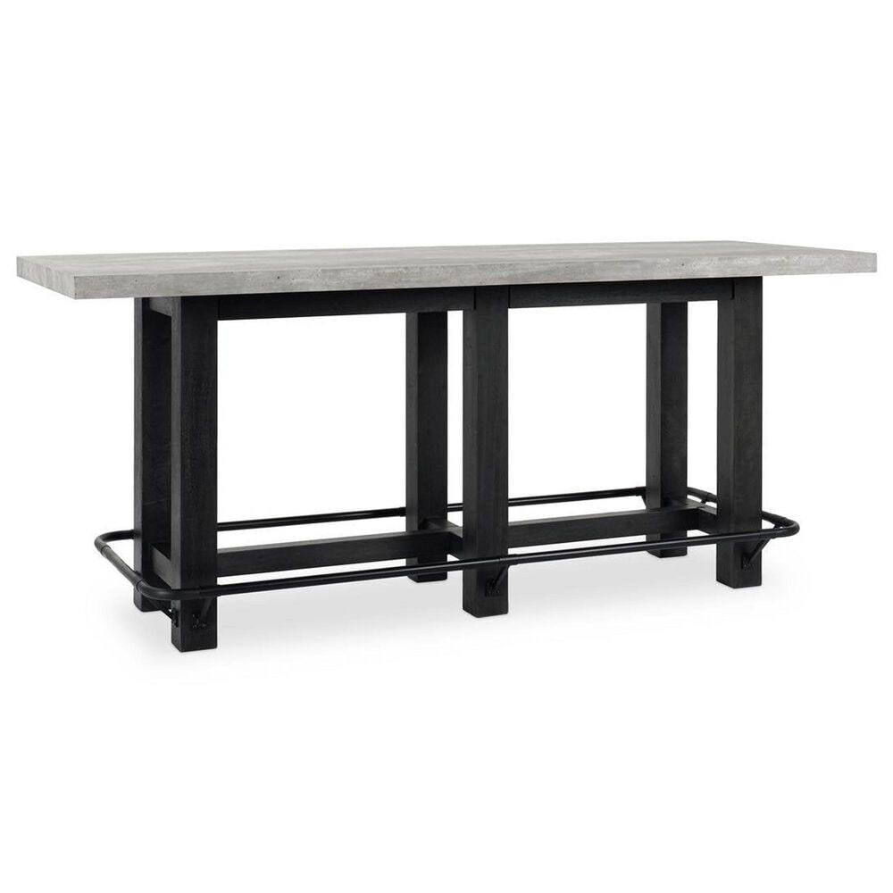 Classic Home Ojai Counter Height Table in Antique Gray and Black - Table Only, , large