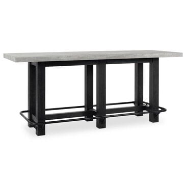 Classic Home Ojai Counter Height Table in Antique Gray and Black - Table Only, , large