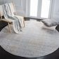 Safavieh Webster WBS312G 6"7" Round Grey and Beige Area Rug, , large