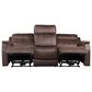 Steve Silver Valencia Power/Power Recliner Sofa in Walnut, , large