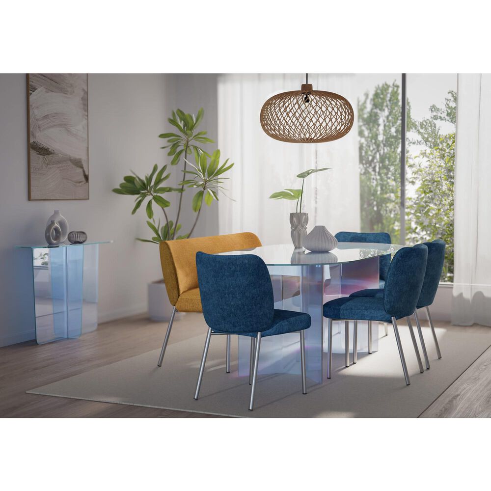 Urban Home Fomo Console Table in Iridescent Glass, , large