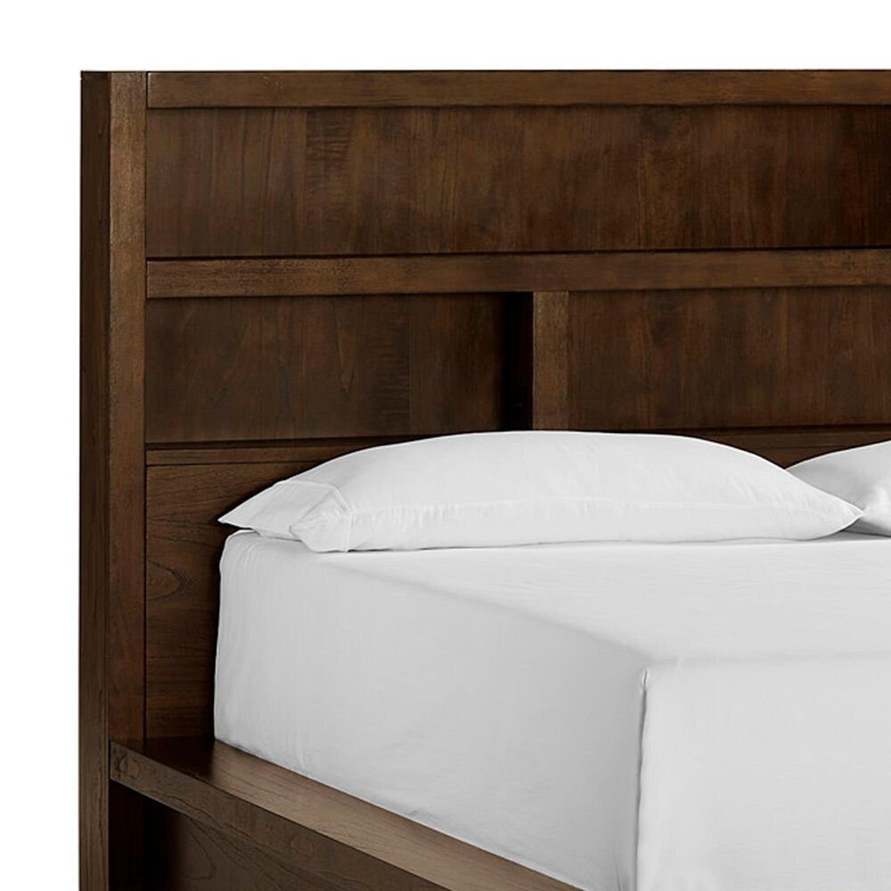 Riva Ridge King Platform Bed in Brownstone, , large