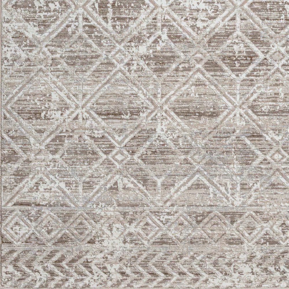Radici USA Livigno Southwestern 5&#39;3&quot; Round Beige Area Rug, , large