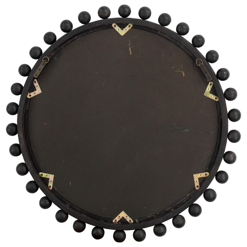 Splendor Living Ellery Round Wall Mirror in Dark Charcoal, , large