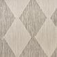 Nourison Positano Geometric Light Grey 5" x 7" Indoor/Outdoor Area Rug, , large