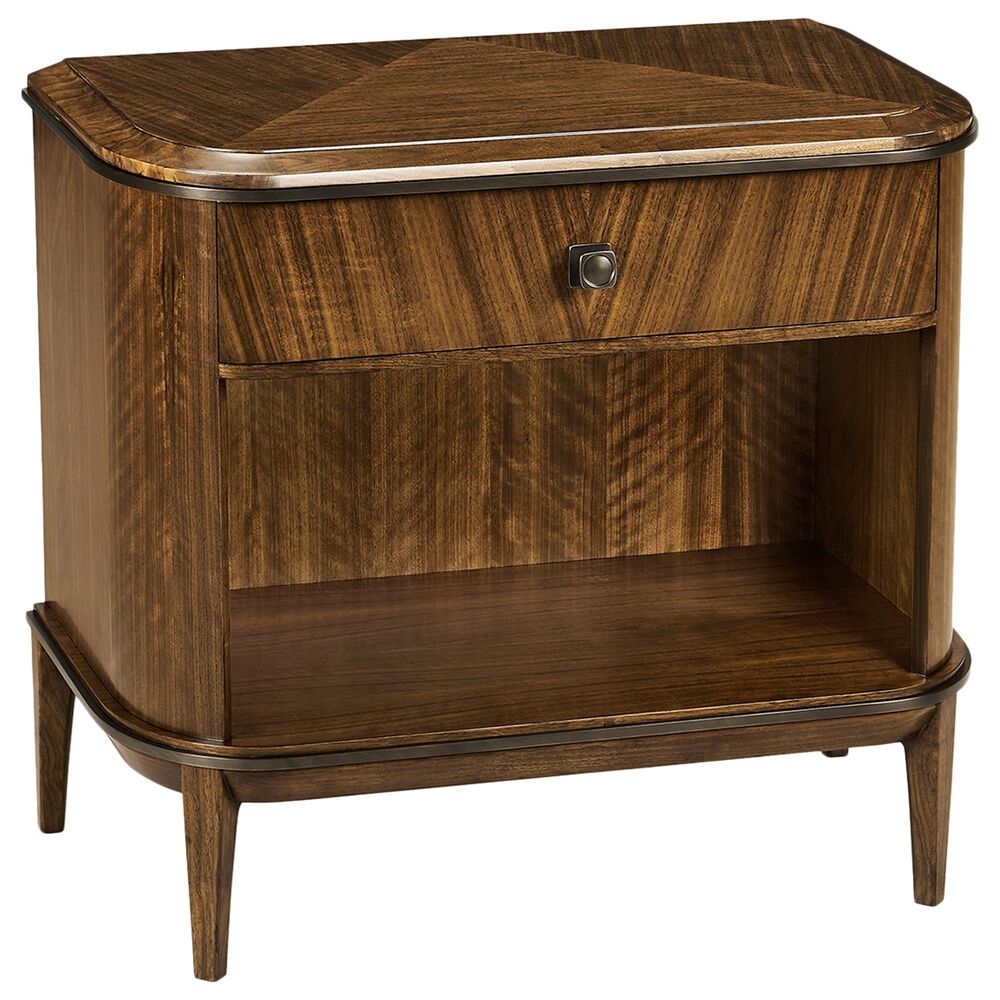 Jonathan Charles Fine Furniture Toulouse Nightstand in Walnut, , large
