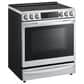 LG 6.3 Cu. Ft. Smart Wi-Fi Enabled ProBake Convection InstaView Slide-In Electric Range with Air Fry and Glass Cooktop in Stainless Steel, , large