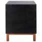 Safavieh Tegan 2-Drawer Nightstand in Black, , large