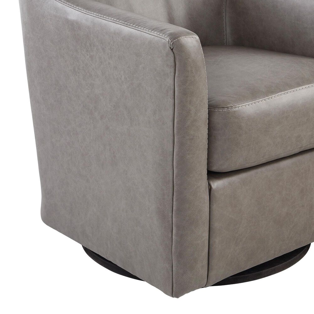 Ashley Bradney Swivel Accent Chair in Fossil (Set of 2), , large