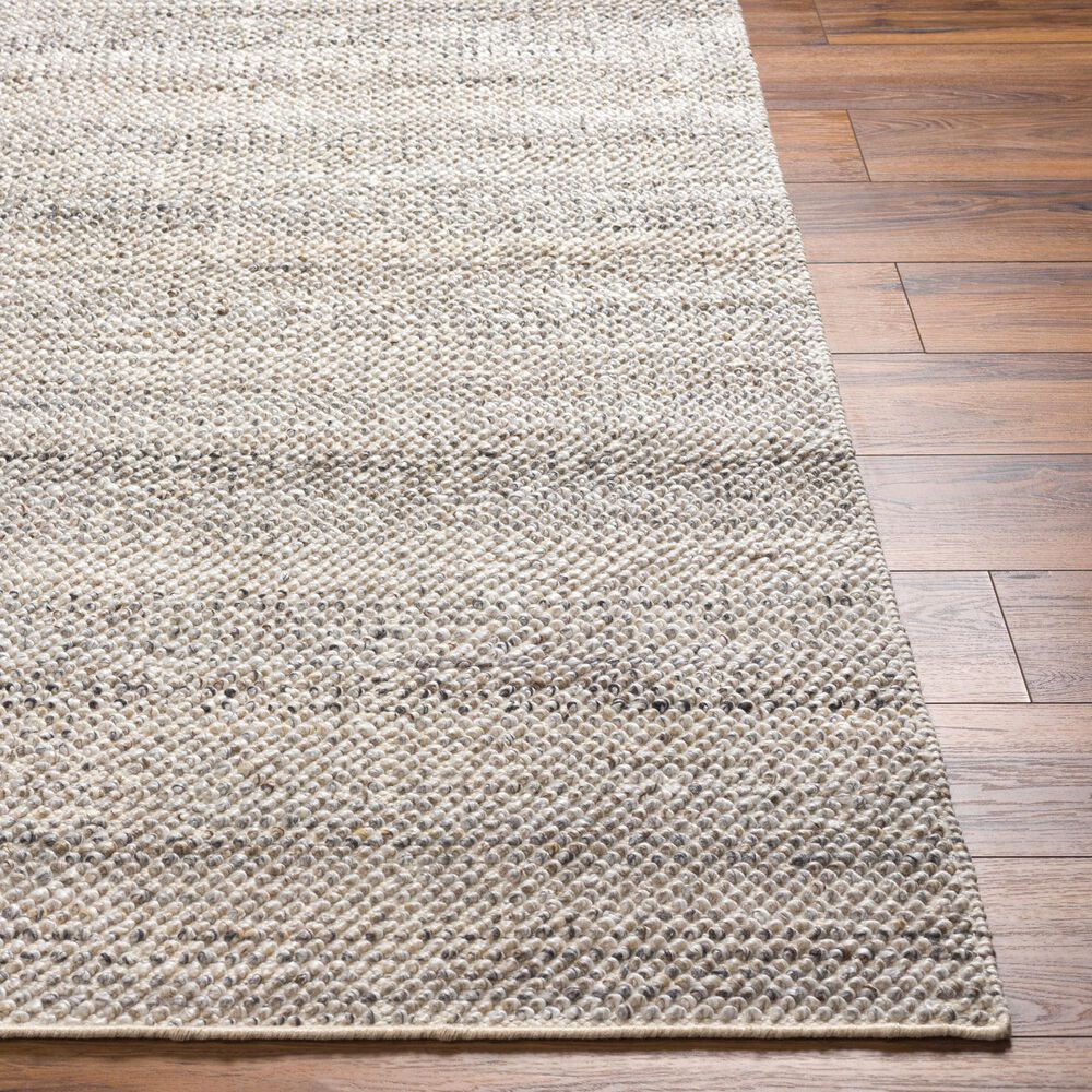 Surya Reika REK-2305 2&#39; x 3&#39; Light Gray, Charcoal, Black and Light Beige Area Rug, , large