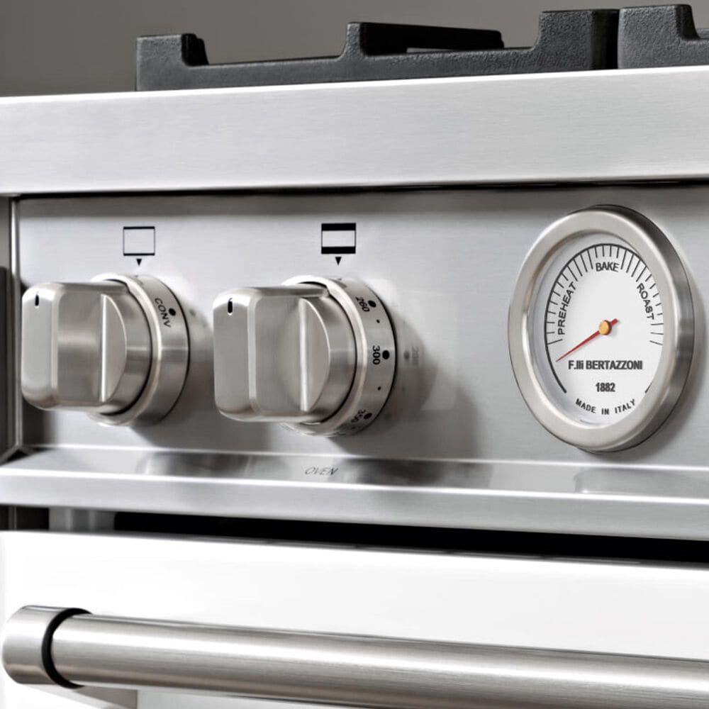 Bertazzoni Master 4.7 Cu. Ft. Freestanding Gas Range in Bianco Matt, , large