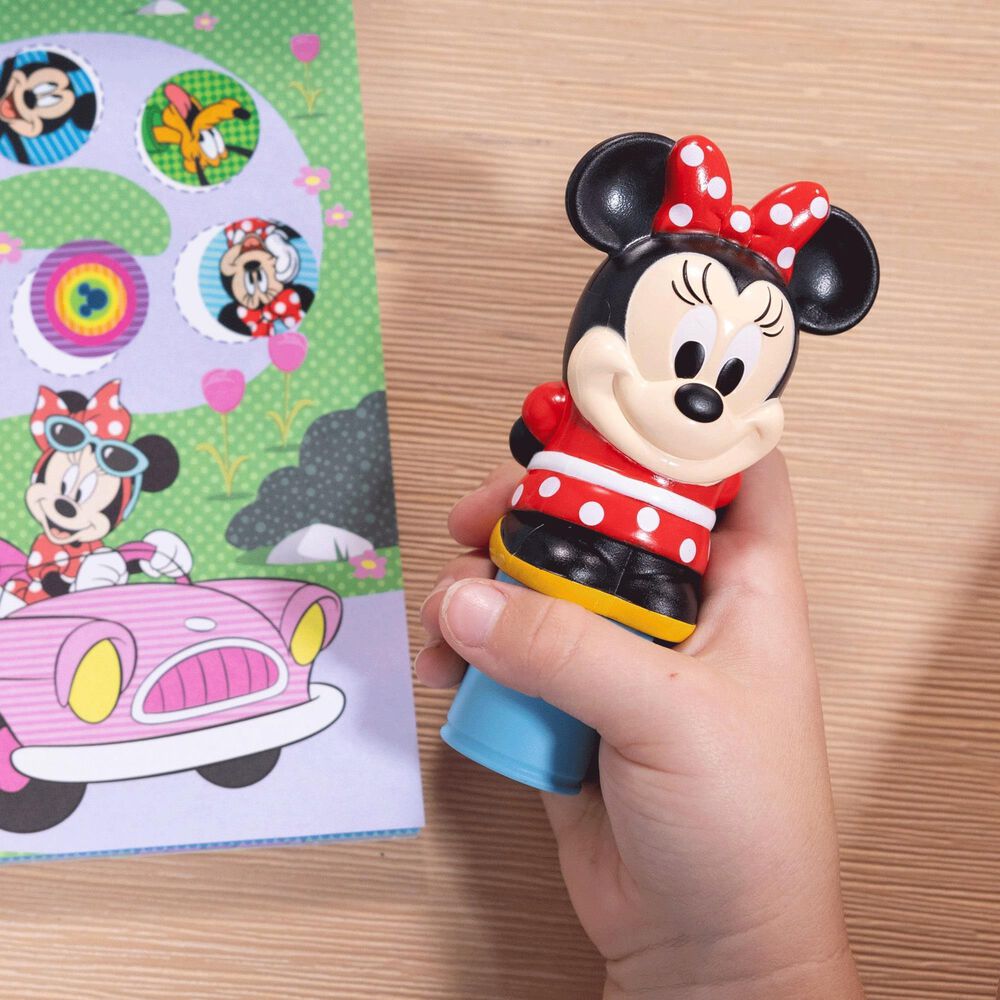 Melissa &amp; Doug Disney&#39;s Minnie Mouse 24-Page Activity Pad and Sticker Stamper, , large