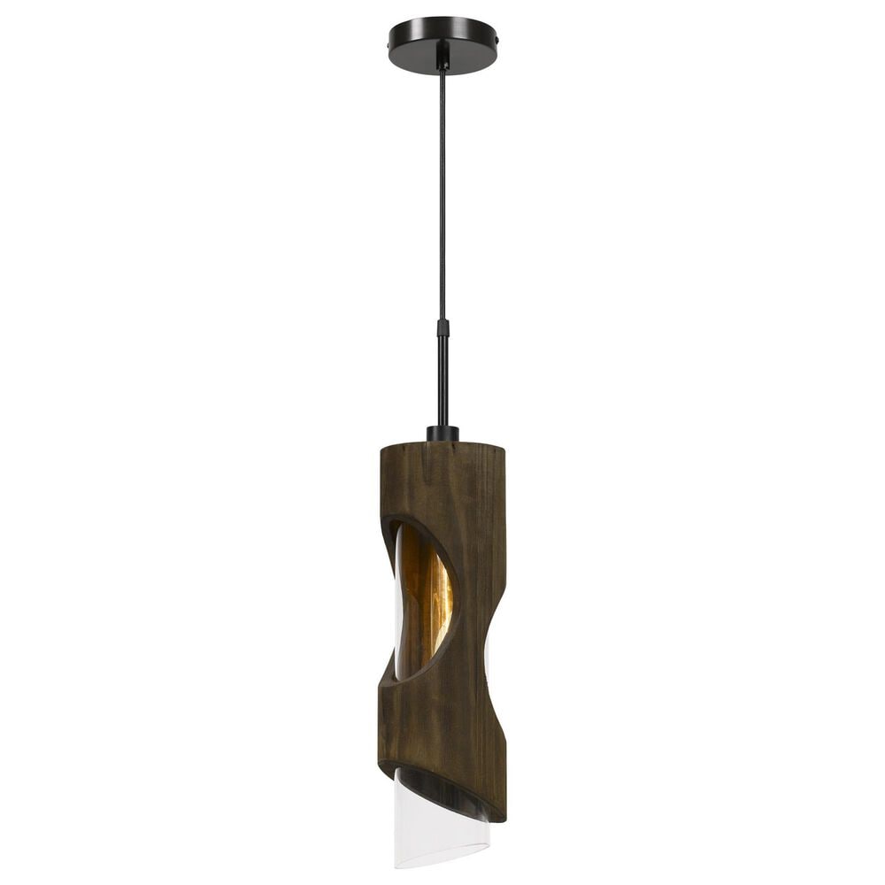 Cal Lighting Zamora 1-Light Pendant Celling Light in Smoky, , large