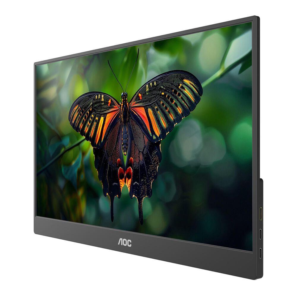 AOC 15.6&quot; Full HD IPS LED Portable Monitor in Black, , large