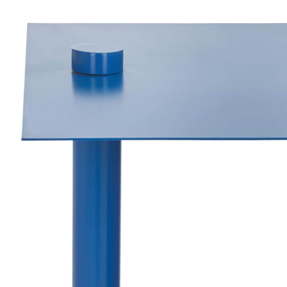 Safavieh Aldwyn Metal Accent Table in Blue, , large