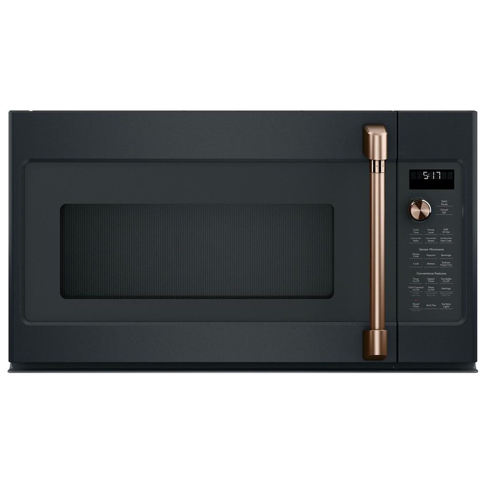 Cafe Handle and Knob Kit for Microwave Oven in Brushed Copper, , large