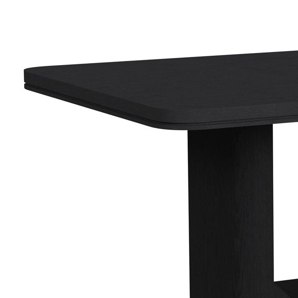 37B Rectangular Dining Table in Black - Table Only, , large