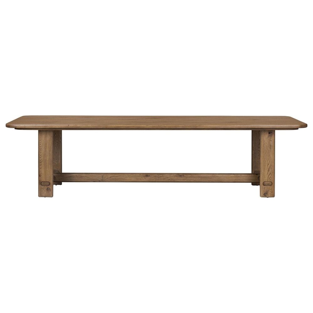 Four Hands Bramwell Dining Table 118"-Weathered Oak-Weathered Oak Veneer, , large