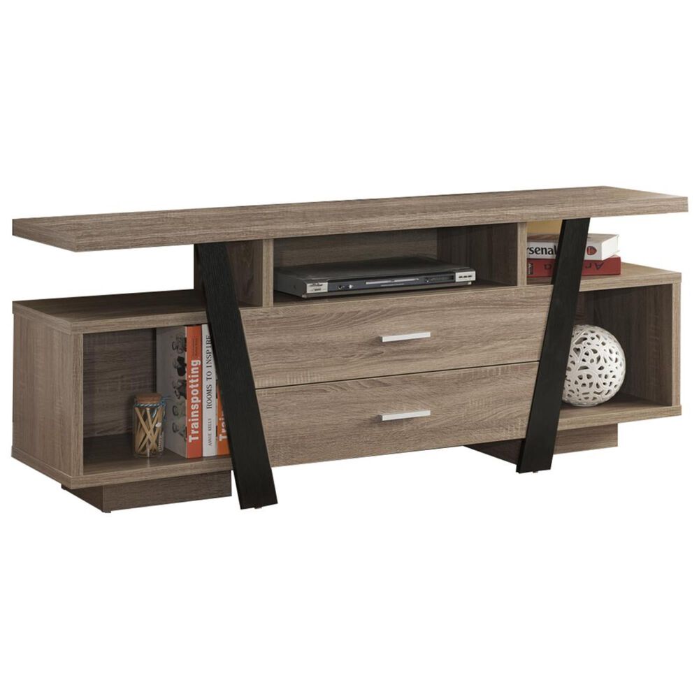 Global Movement 60" TV Stand in Dark Taupe, , large