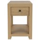 Shannon Hills Davie 1-Drawer Chairside Table in Pale Oak, , large