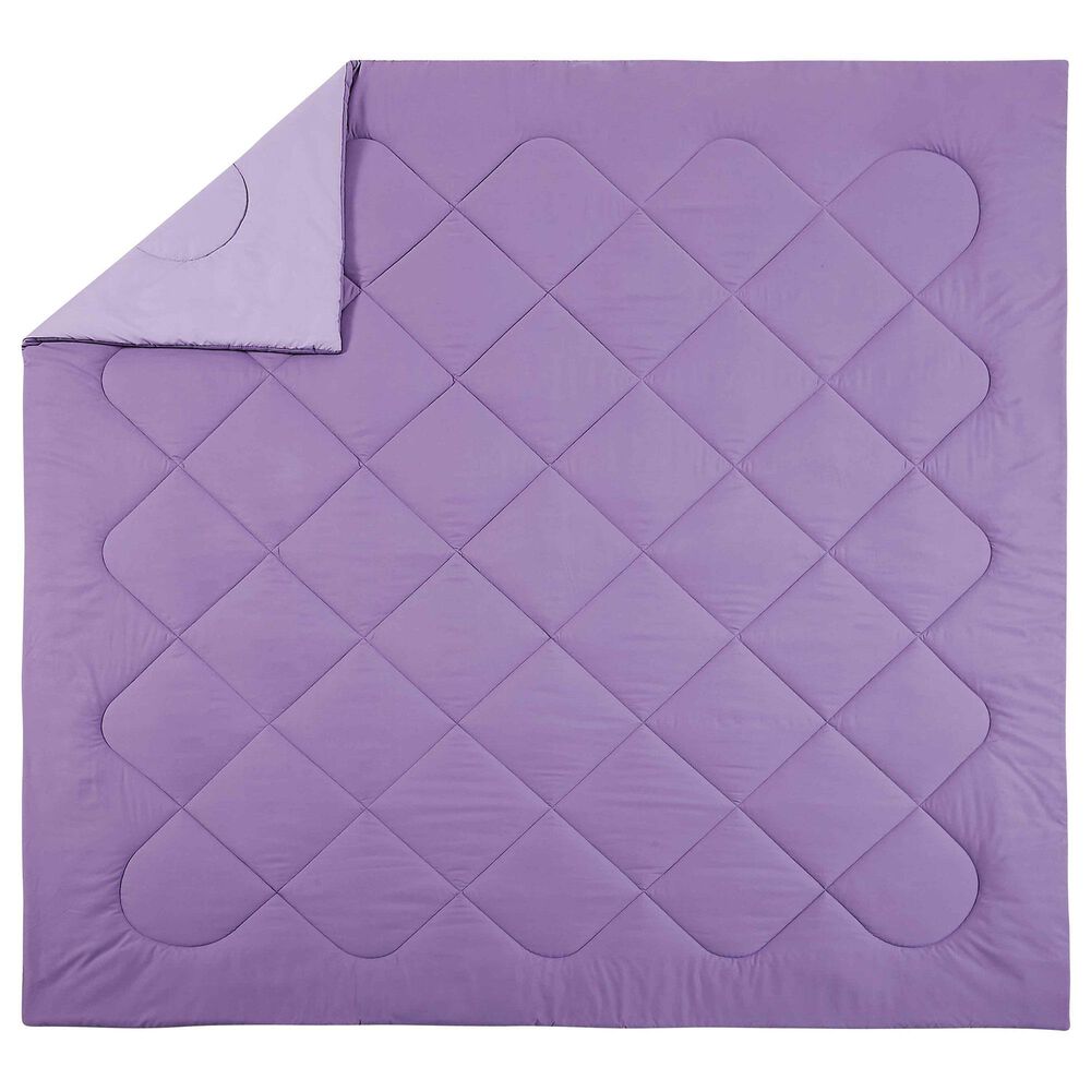 Peking Handicraft Iris 2-Piece Twin/Twin XL Comforter Set in Purple, , large