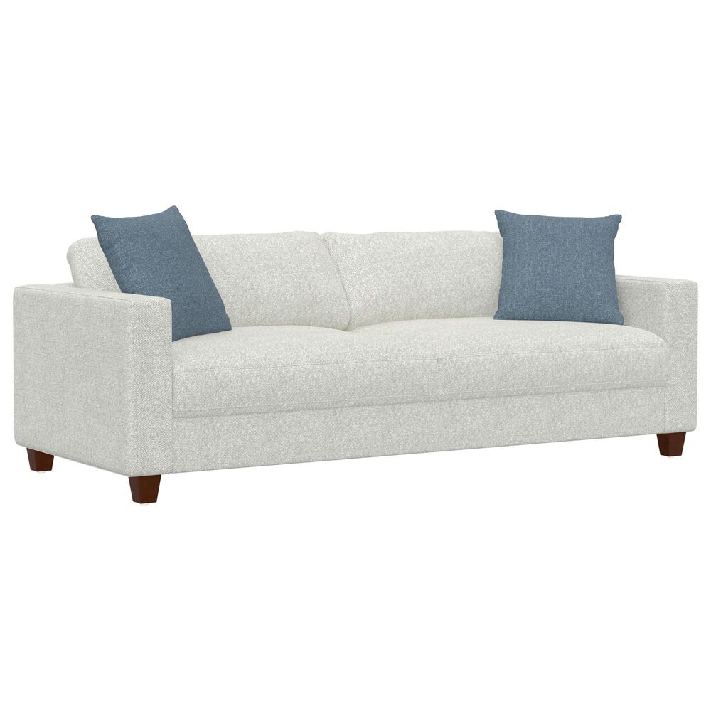 Emerald Home Furnishings Bianca Stationary Sleeper Sofa in Snowdrift, , large