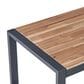 Hearth and Haven 4-Piece Patio Conversation Set with Black Cushion in Light Brown, , large
