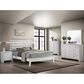 Crown Mark Evan Mirror in White, , large