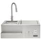 Coyote Outdoor 30" Refreshment Center with Sink, Faucet and Drop-In Cooler in Stainless Steel, , large