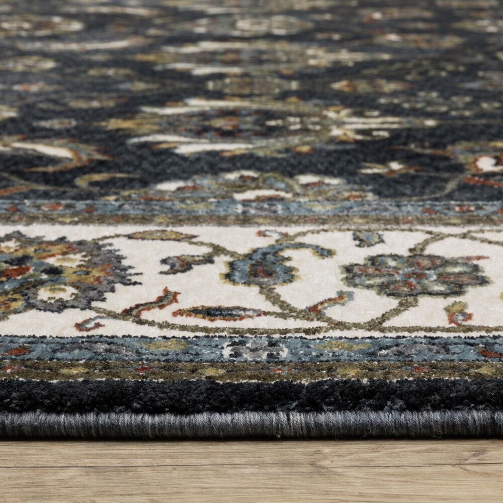 Oriental Weavers Vivian VI03A Blue 2'3" x 7'6" Runner, , large