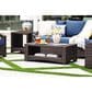 Ashley Windglow Patio Coffee Table in Brown, , large