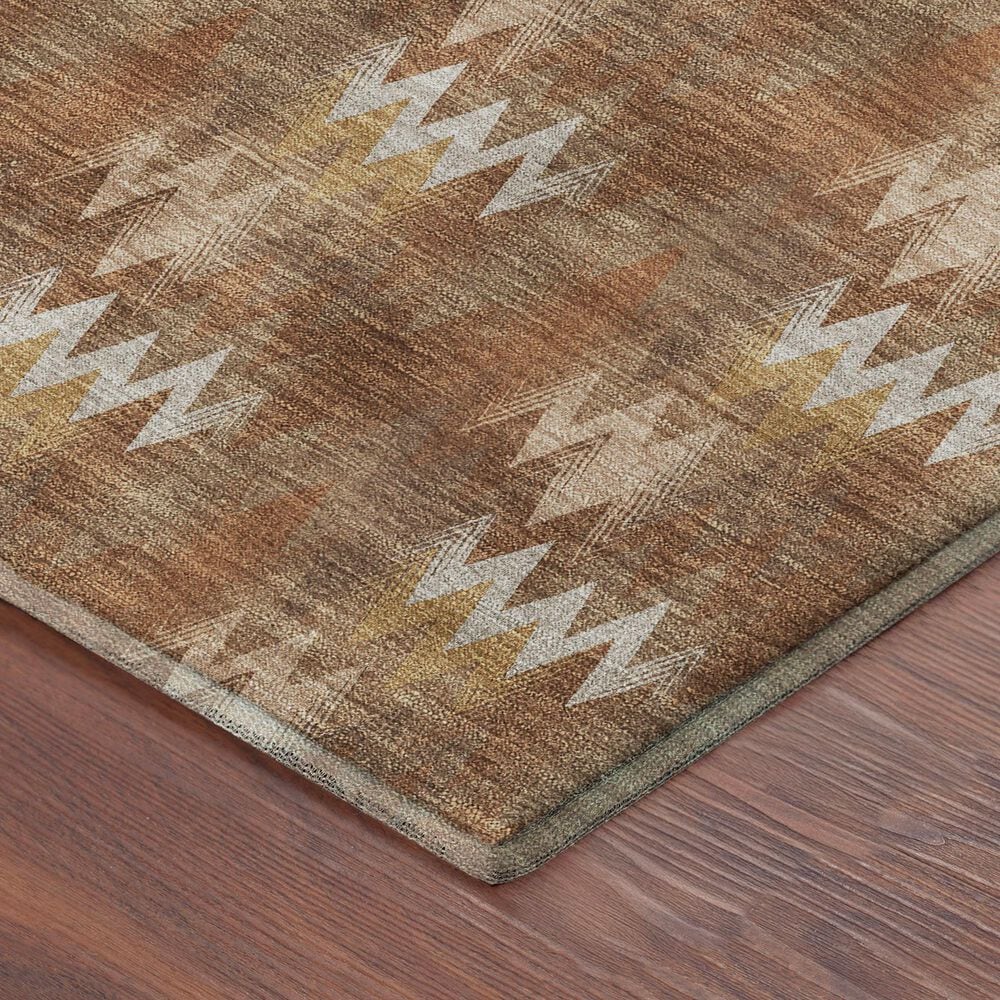 Dalyn Rug Company Soft Essentials Chevron Paprika 9' x 12' Area Rug, , large
