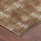 Dalyn Rug Company Soft Essentials Chevron Paprika 9" x 12" Area Rug, , large