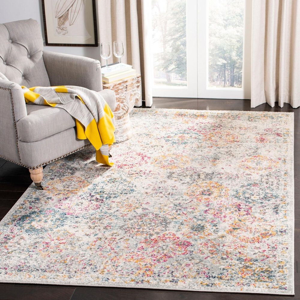 Safavieh Madison MAD611F 12&#39; x 18&#39; Grey and Gold Area Rug, , large