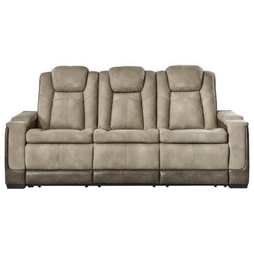 Ashley Next-Gen DuraPella Power Reclining Sofa in Sand, , large