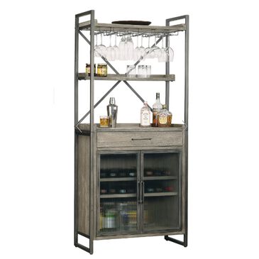Howard Miller Studio Wine and Bar Cabinet in Gray, , large