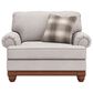 Ashley Stoughton Chair with Ottoman in Sandstone, , large