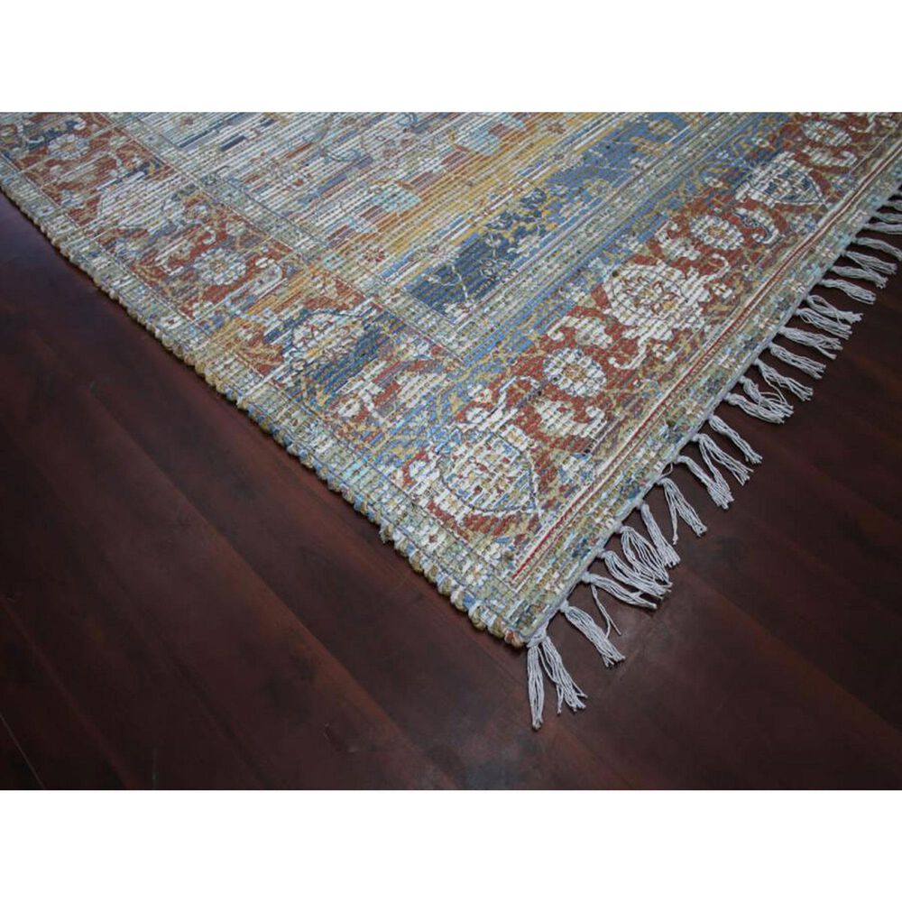 Amer Rugs Prairie 2&#39; x 3&#39; Blue Rust Area Rug, , large