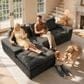 HOMLUX 2-Piece Left Facing Sectional with Chaise in Gray, , large