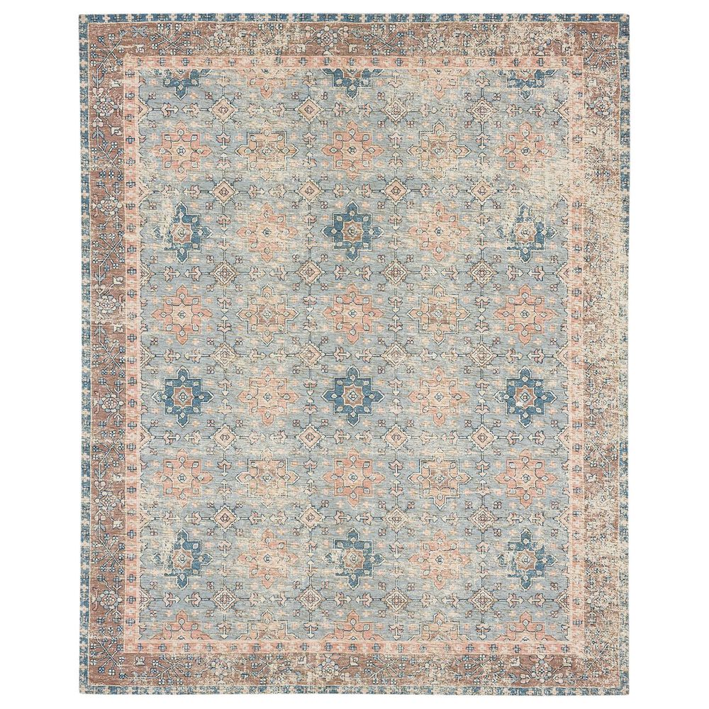 Karastan Zula Hazega 2"4" x 8" Blue and Rose Runner, , large