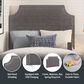 The Monday Company Twin Upholstered Headboard in Gray, , large