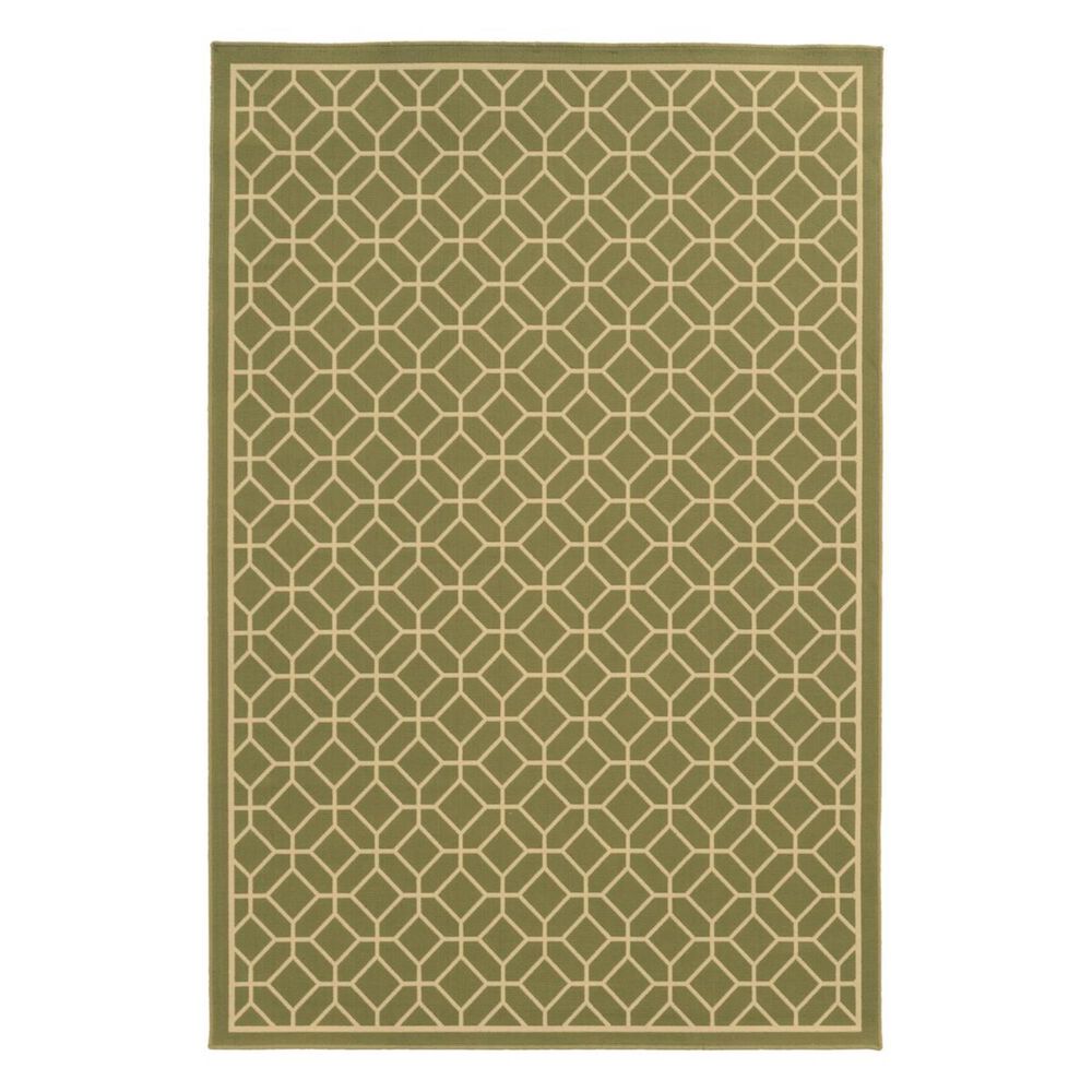 Oriental Weavers Riviera 4771B 8"6" x 13" Green Area Rug, , large