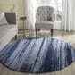 Safavieh Retro RET2693-6065 6" Round Light Blue and Blue Area Rug, , large
