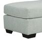 Northwestern Grady Ottoman in Grey, , large