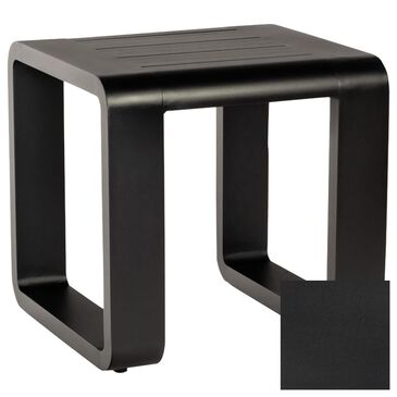 Woodard Vale End Table in Textured Black - Table Only, , large