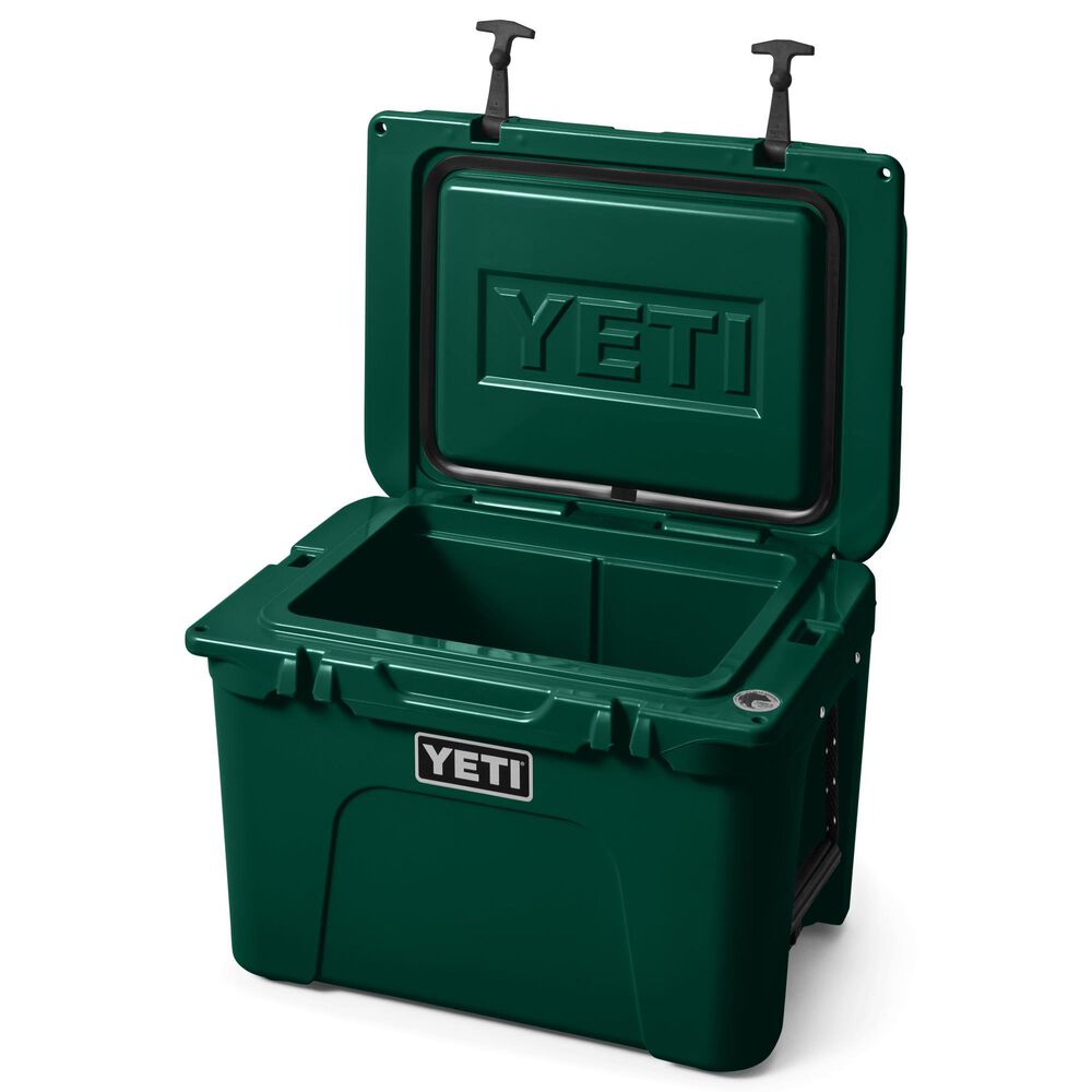 YETI Tundra 35 Hard Cooler in Black Forest Green, , large