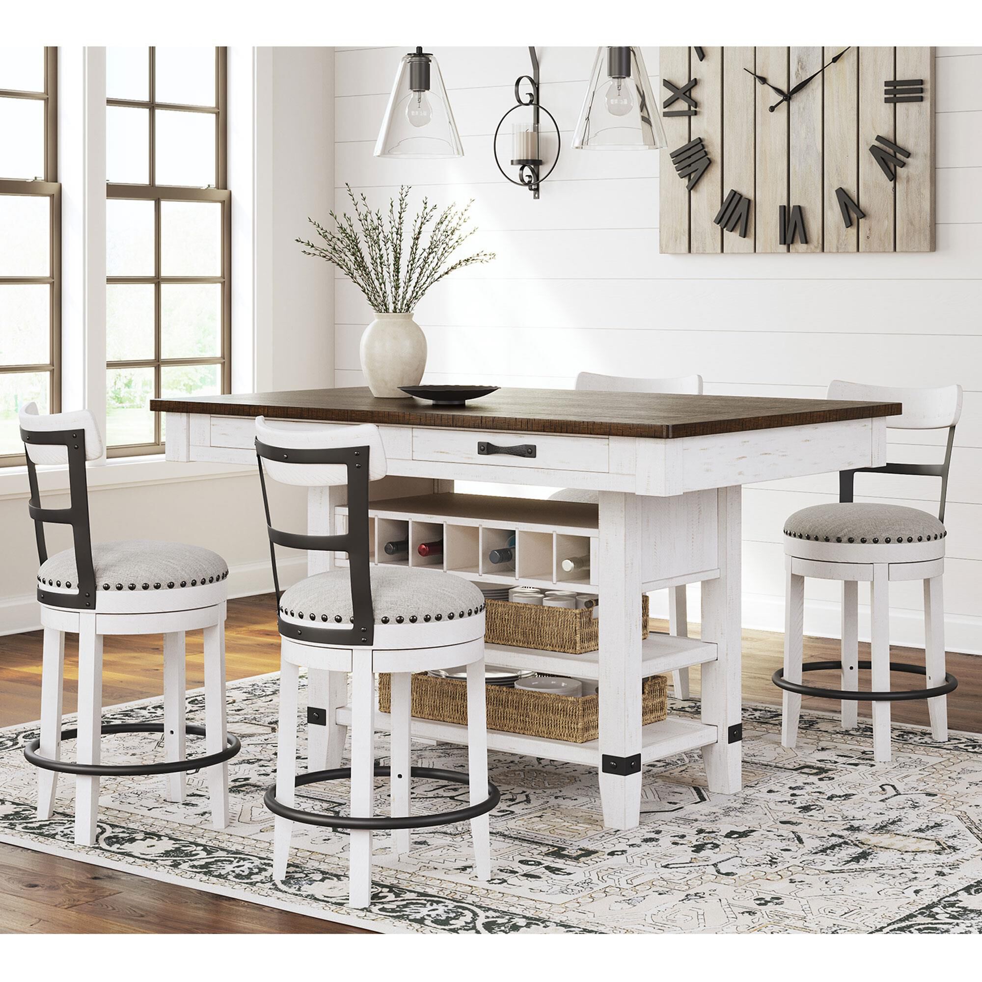 Ashley high top table online and chairs