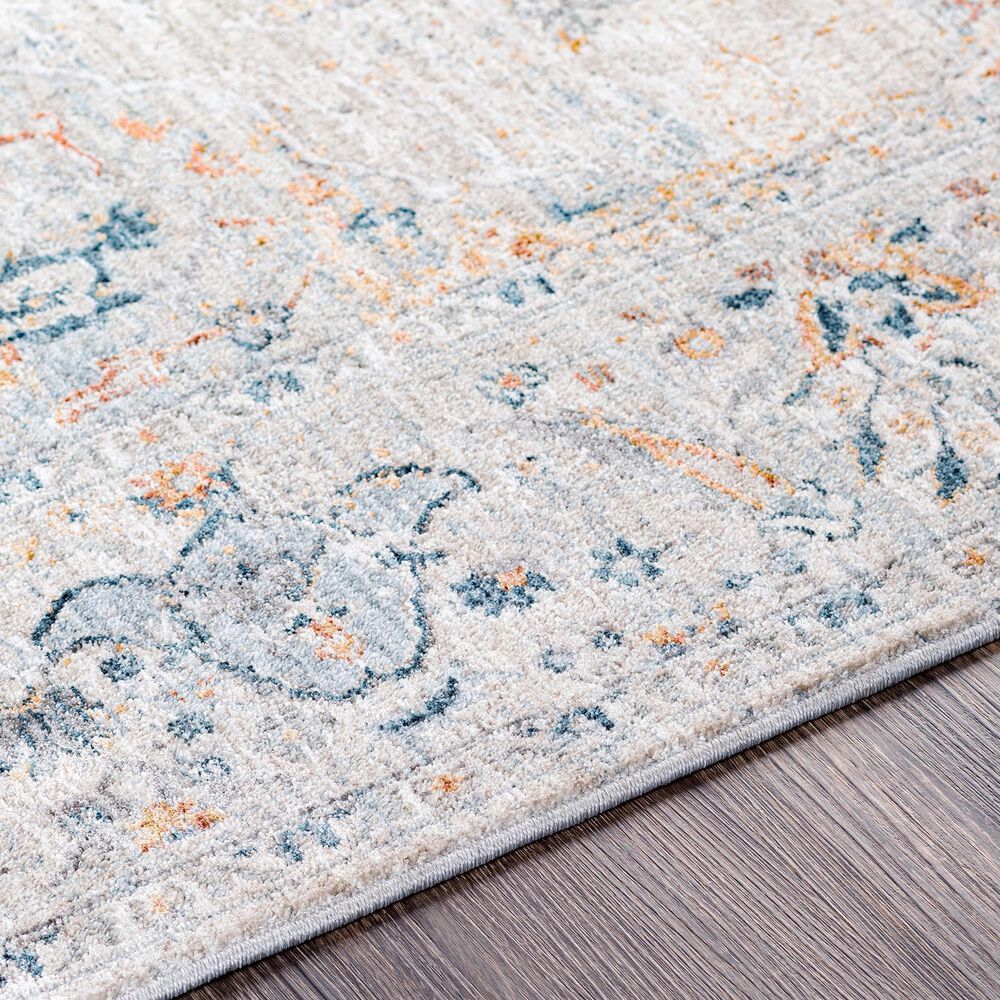 Surya Laila 7&#39;10&quot; x 10&#39;3&quot; Orange, Teal, Sage, Saffron, Gray and Cream Area Rug, , large