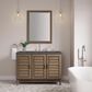 James Martin Vanities Portland 48" Single Bathroom Vanity in Whitewashed Walnut with 3 cm Parisien Bleu Quartz Top and Rectangular Sink, , large